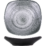Тарелка квадратная «Млечный путь»; фарфор; L=230мм, B=230мм; белый, черный Борисовская Керамика ФРФ88808653