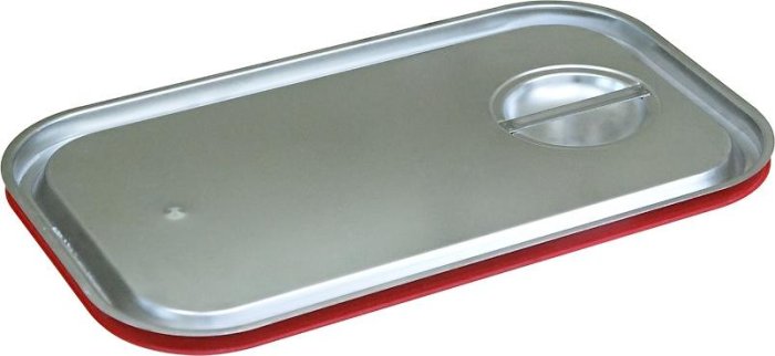 Крышка Luxstahl из нержавеющей стали с уплотнителем для GN 1/1 (811-LRP)