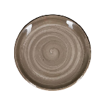 Тарелка мелкая 255 мм серо-коричневая Corone Natura