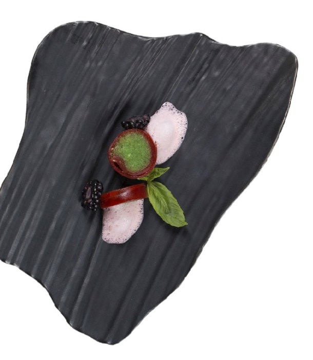 Блюдо черное прямоугольное Matsuyama 260х190 мм, P.L. Proff Cuisine H9721-B (кор=24шт)