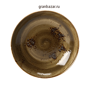Салатник «Крафт»; фарфор; 650мл; D=20.5,H=4см; коричнев. Steelite 1132 0570