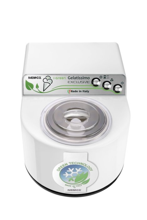 Бытовая компрессорная мороженица Nemox I-Green GELATISSIMO Exclusive White