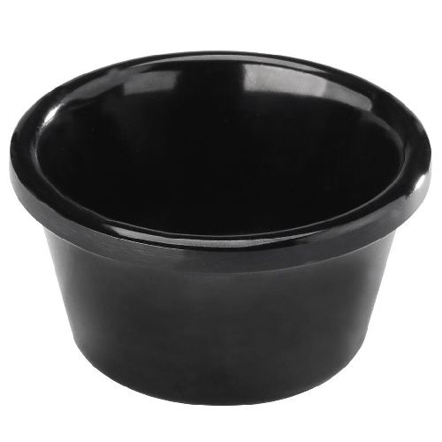 Соусник 70 мл d 70 мм h37 мм круглый пластик черный P.L. Proff Cuisine RSM-02BK (HONRI)