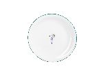 Тарелка мелкая Vaso Piccolo 220 мм, кант зеленый, Porland DS16