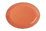 Блюдо овальное ORANGE фарфор, 360x270 мм, h 33 мм, оранжевый Seasons Porland 112136 оранжевый