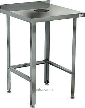 Стол для сбора пищевых отходов Кобор СРОБ-60/70/430