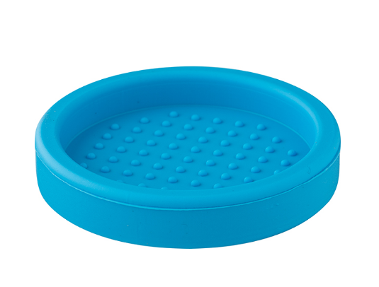 Подставка для темпера; силикон; D=62/74мм; голуб. Doppio YF100/Blue
