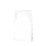 Пакет для покупок без ручек 200+90х345 мм, белый, крафт-бумага, Garcia de Pou 206.70