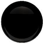 Тарелка Эволюшн Блэк d250 мм h17 мм без полей Arcoroc P1129