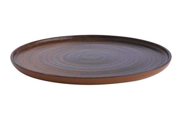 Тарелка с бортом BROWN фарфор, d 300 мм Porland 18AC30 LYKKE BROWN