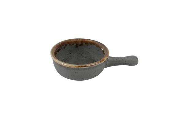 Соусник DARK GREY фарфор, 50 мл, d 60 мм, h 25 мм Porland 808111 темно-серый