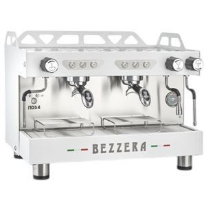 Кофемашина автомат BEZZERA MODA DE 2GR белая+экономайз+подсвет мультифазная