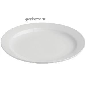 Тарелка мелкая «Бейсик»; фарфор; D=20см; белый Tognana BC00220