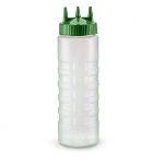 Бутылка для соуса 700мл с зеленой крышкой, пластик Vollrath 3324-13191