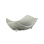 Ваза для фруктов шестиугольная «Chan Wave» 250х170 мм "Quadro"