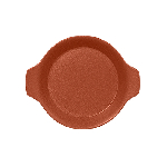 Тарелка-кроншель NeoFusion Terra круглая D=160 мм., фарфор коричневый RAK NFOPRD16BW