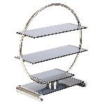 Подставка Hotelware фуршетная этажерка 3 яруса 690х200 мм h730 мм нерж/акрил P.L. Proff Cuisine MSRBD 75804