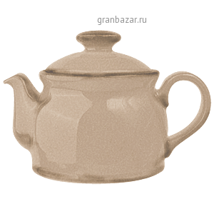 Чайник «Террамеса вит»; фарфор; 425мл; H=11.5см; бежев. Steelite 1120 0367