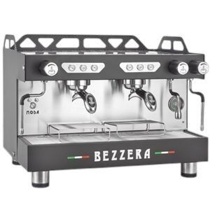 Кофемашина автомат BEZZERA MODA DE 2GR черная матовая+экономайз+подсвет мультифазная
