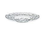Тарелка Hammered d 280 мм h 30 мм, стекло, прозрачная, ArdaCam