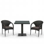 Комплект мебели из искусственного ротанга T605SWT/Y290W52-W53 Brown 2Pcs