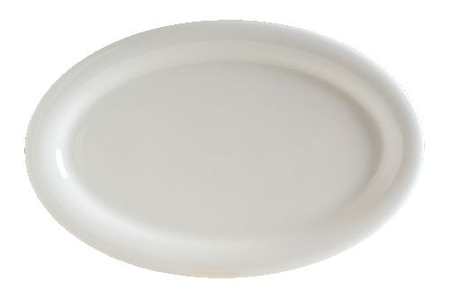 Блюдо Альбус 220х140 мм овальное Белый Bonna ABS22OV