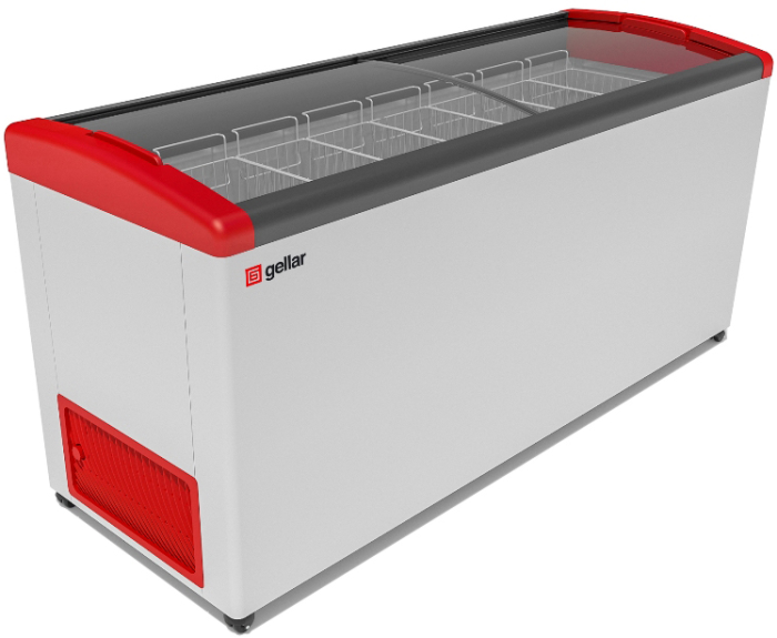 Ларь морозильный Frostor GELLAR FG 700 E R134a (красный)