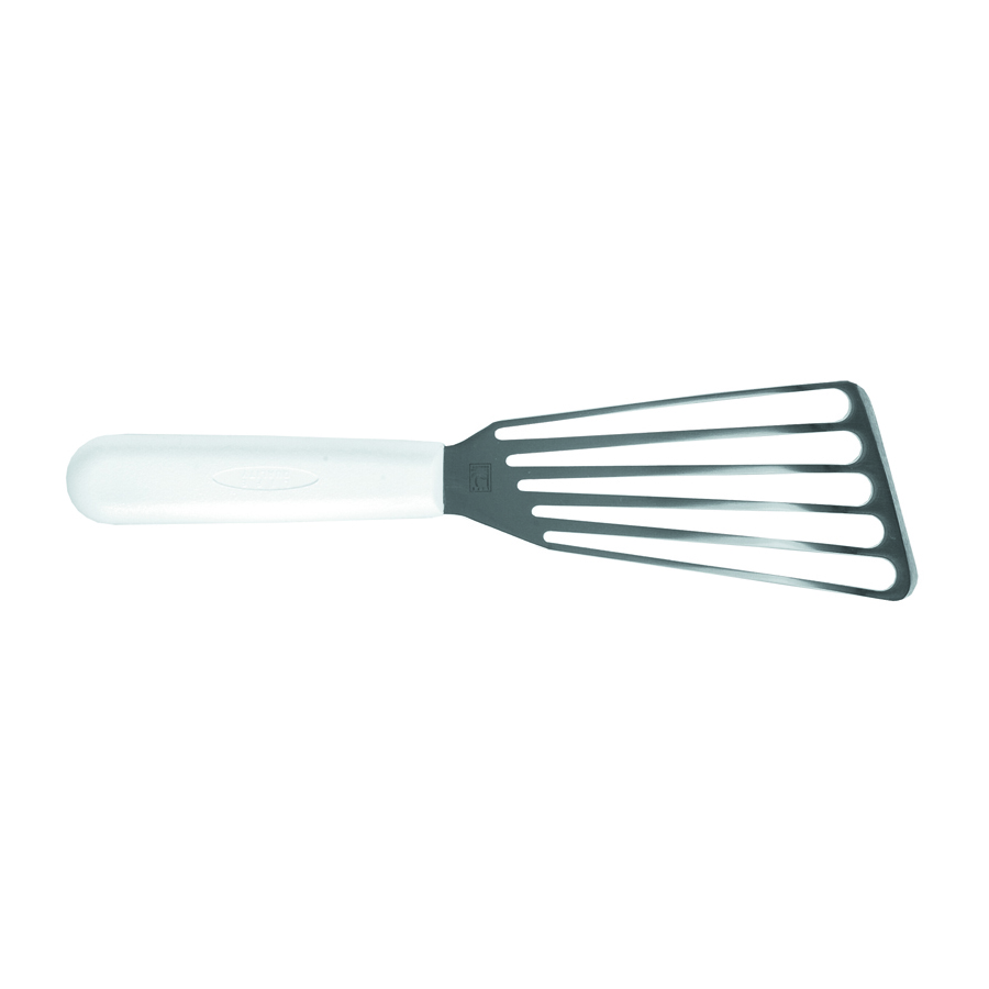 Лопатка Proff Chef Line 155х61 мм 290 мм перфорированная нерж. с пласт. ручкой черная P.L. Proff Cuisine GS-10312-180/gs10512-180B