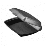 Контейнер-ланчбокс 750мл вспененный полистирол черный Интерпластик-2001 LBЕ-1(короб), 200 шт