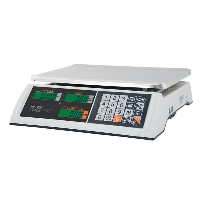 Торговые настольные весы M-ER 327 AC-15.2 