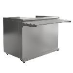 Прилавок кассовый левый Luxstahl КПЛ-1200 Premium (нерж.)