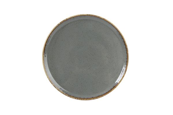 Тарелка для пиццы DARK GREY фарфор, d 320 мм, h 23 мм, серый Seasons Porland 162932 темно-серый