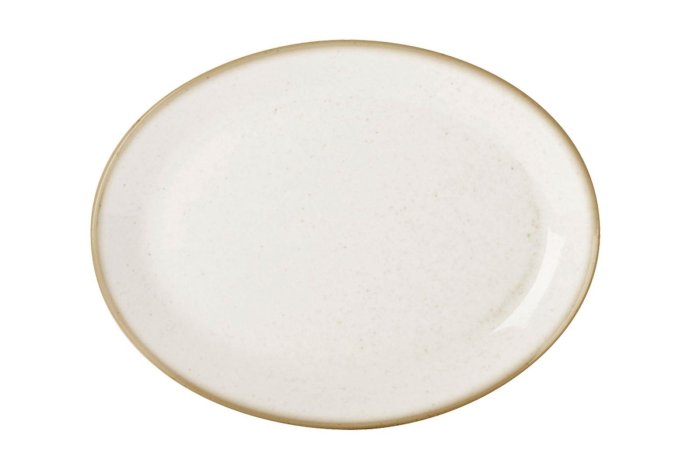 Блюдо Seasons BEIGE овальное 360х270 мм фарфор цвет бежевый Porland 112136 бежевый
