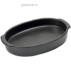 Блюдо д/запек.овальное «Паскаль»; керамика; H=6.5,L=37,B=26см; черный Serax B1014107