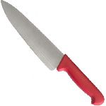 Нож поварской 200 мм красная ручка Granbazar GBR-CK-200-340R-P
