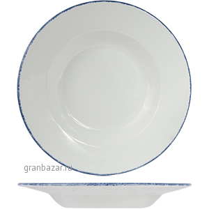 Тарелка д/пасты «Блю дэппл»; фарфор; D=27см; белый,синий Steelite 1710 0314