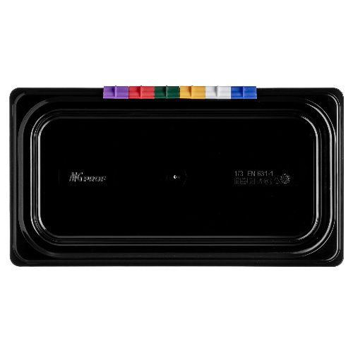 Крышка для гастроемкости 1/3 п/п черная MGprof /1/6/