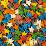 Посыпка для мороженого и десертов Звезды разноцветные 750г Деко-про tp15819