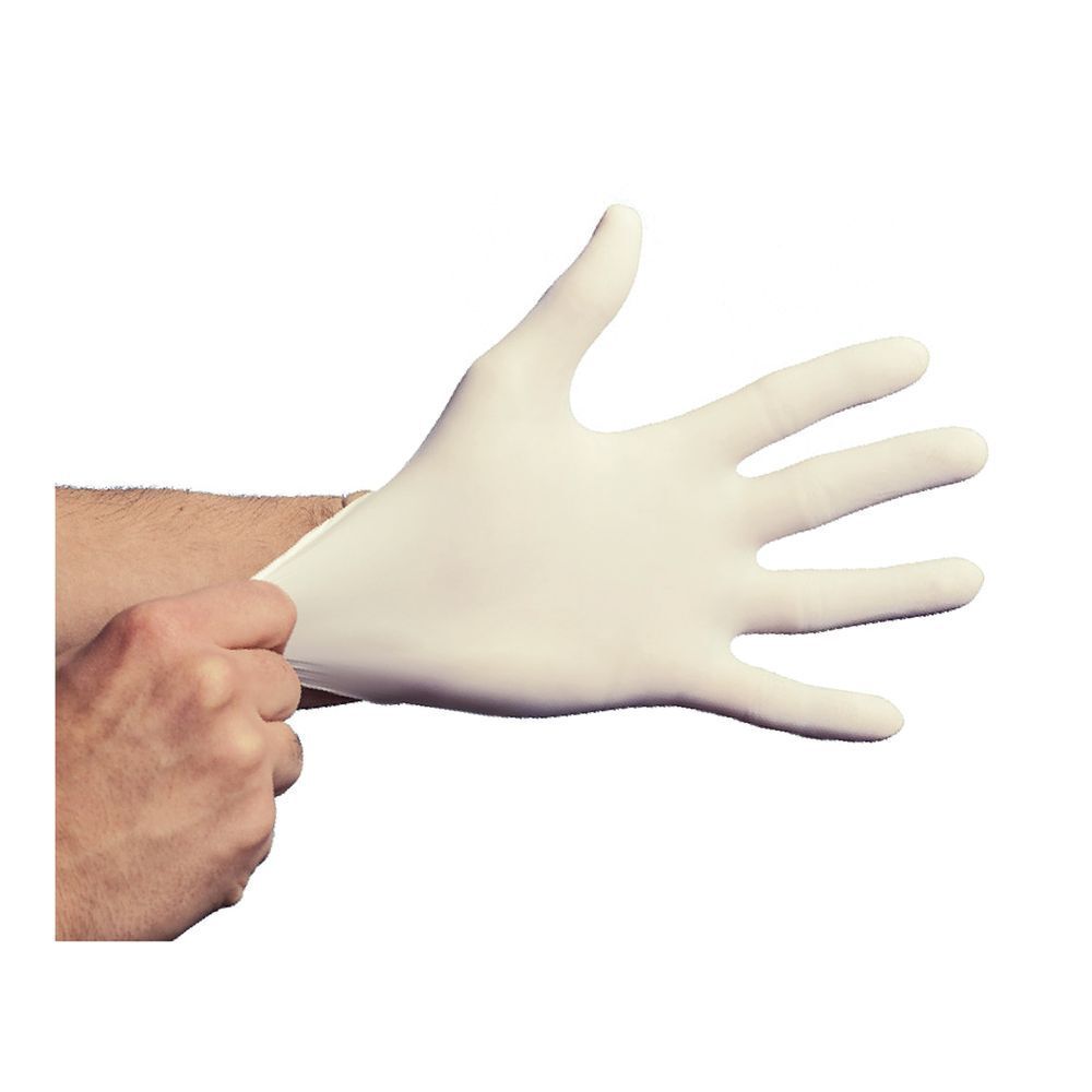 Перчатки латексные опудренные, р-р S, 100 шт Garcia De Pou 155.56