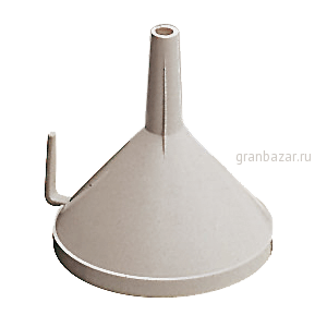 Воронка; пластик; D=12,H=33,L=12,B=12см; белый Paderno 47604-12