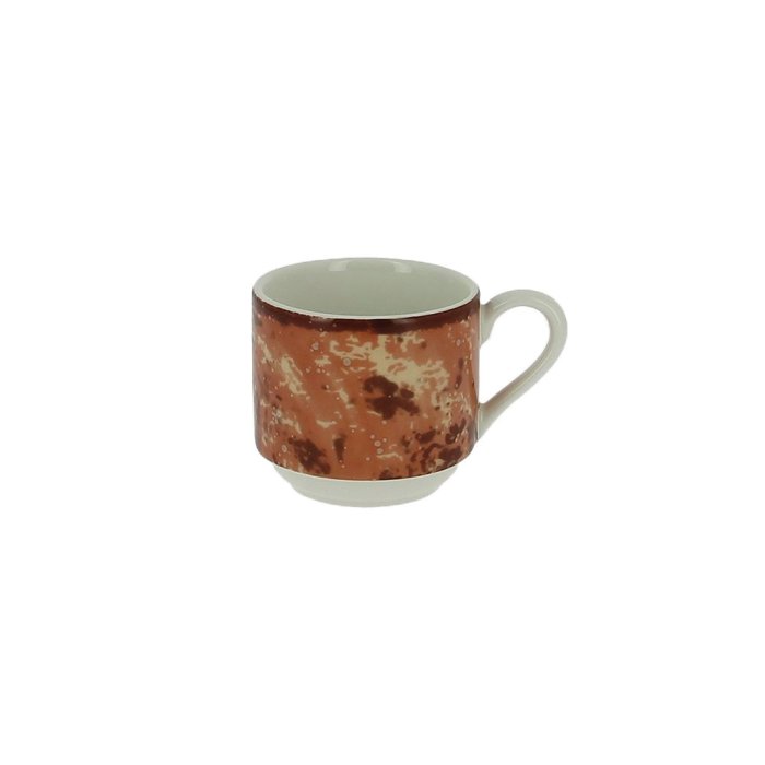 Чашка для эспрессо RAK Porcelain Peppery 90 мл штабелируемая, красный цвет BACU09PBR