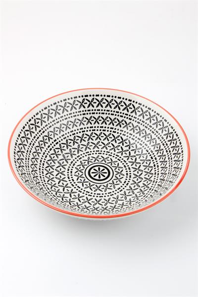Тарелка глубокая Mix&Match фарфор, d 190 мм, черный Porland 17Z119 черный