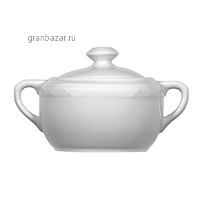 Сахарница «Штутгарт»; фарфор; 200мл; D=8,H=15.5,B=13см; белый Bauscher 55 4920