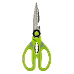 Ножницы кухонные многофункциональные Mallony KS-128, 228 мм