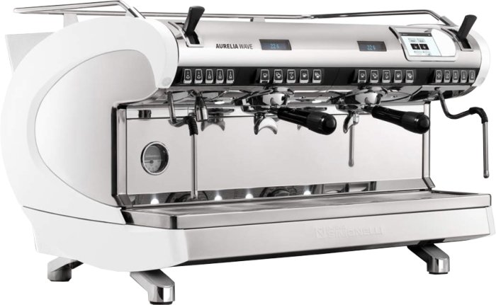 Кофемашина Nuova Simonelli Aurelia Wave T3 2Gr 380V pearl white+high groups+Autopurge