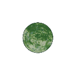 Блюдце RAK Porcelain Peppery круглое 150 мм, зеленый цвет (для чашки 230 мл) BASA15PGN