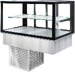 Витрина холодильная встраиваемая Финист STEVE S-2/3 (800х700х600/1200) (черный глянец)