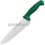 Нож поварской; сталь нерж.,пластик; L=20см; металлич.,зелен. Prohotel AS00301-04Gr