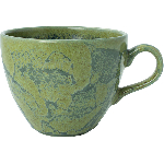 Чашка чайная «Аврора Везувиус Бернт Эмералд»; фарфор; 350мл; D=105мм; бежев., зелен. Steelite 1783 X0019