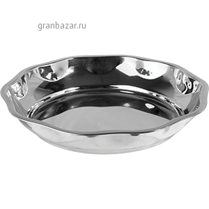 Блюдо/поднос д/морепродук.; сталь; D=37,H=6см; металлич. ILSA 13850370IVV